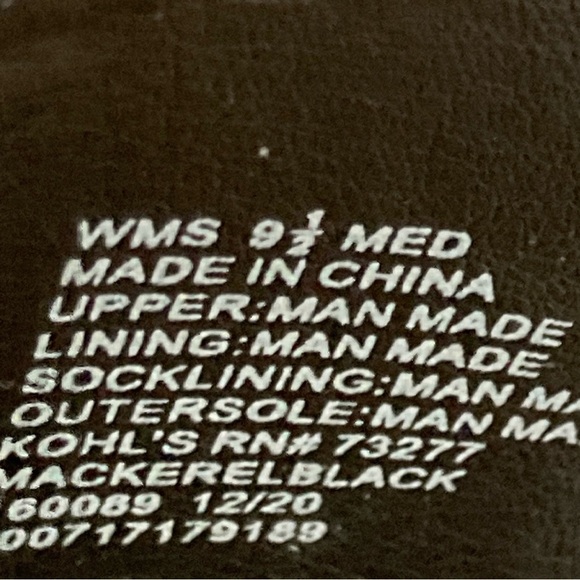 Sonoma Goods Women's Black Open Pointy Toe Heel Ankle Boots Size 9.5 m - Picture 10 of 10